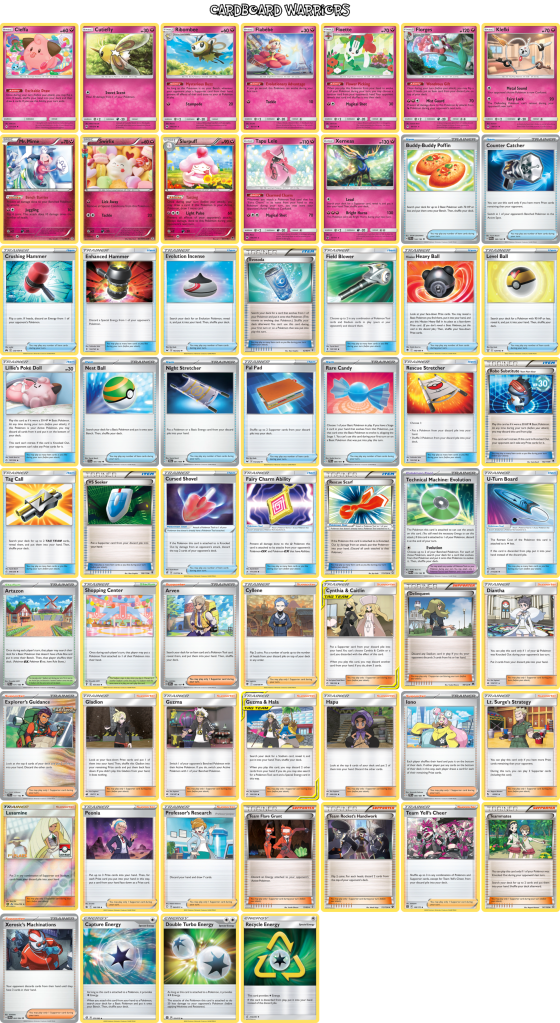 Deck Pokémon de Type Fée